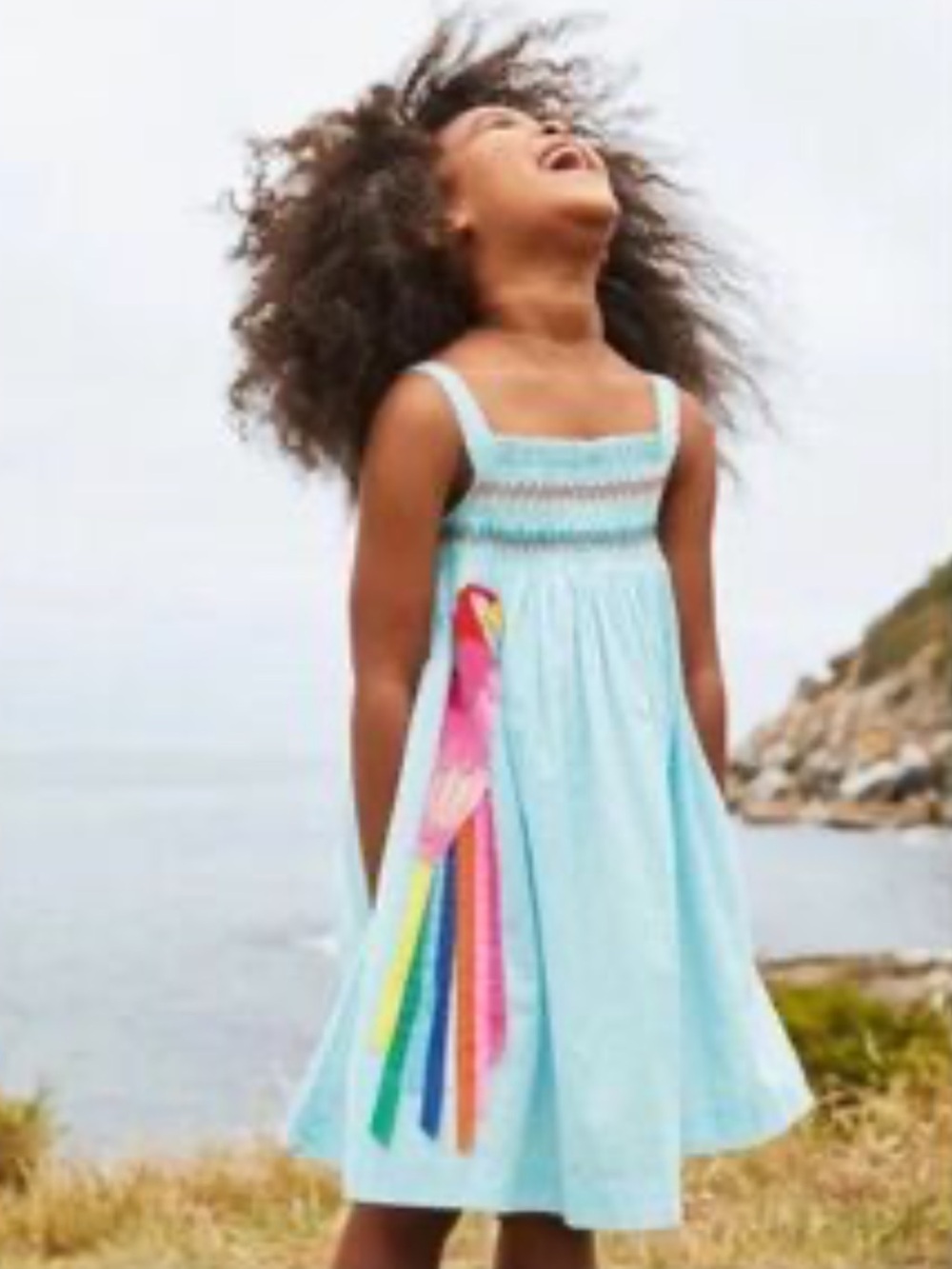 Mini Boden Fun Appliqué sun dress